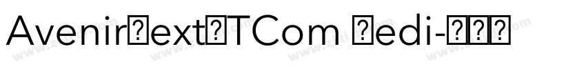 AvenirNextLTCom Medi字体转换